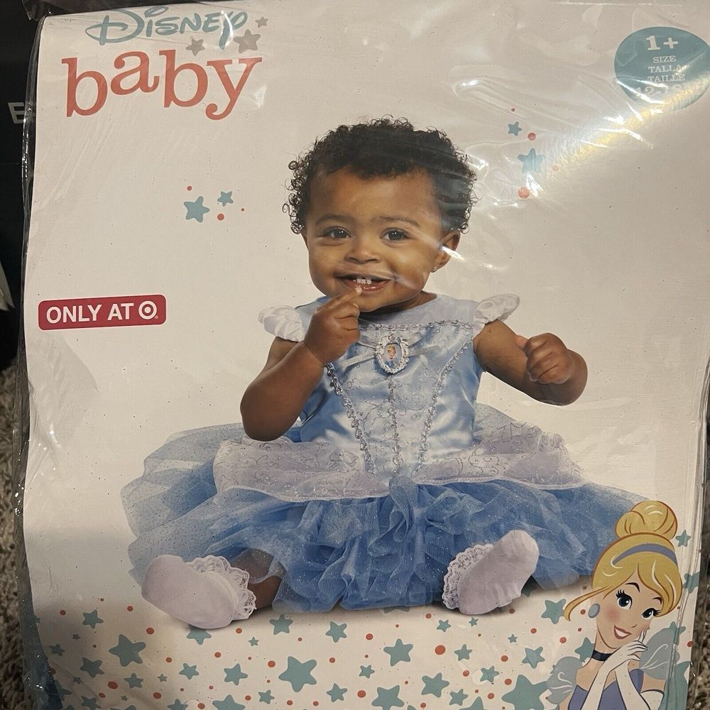 Disney Baby Blue Dress with White Accents